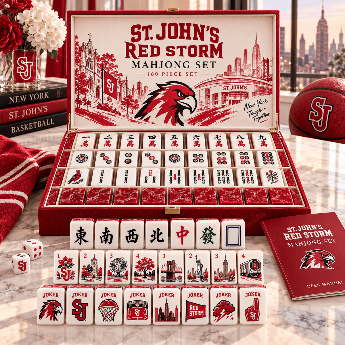 Premium SJRS Mahjong Tiles Set TNSM
