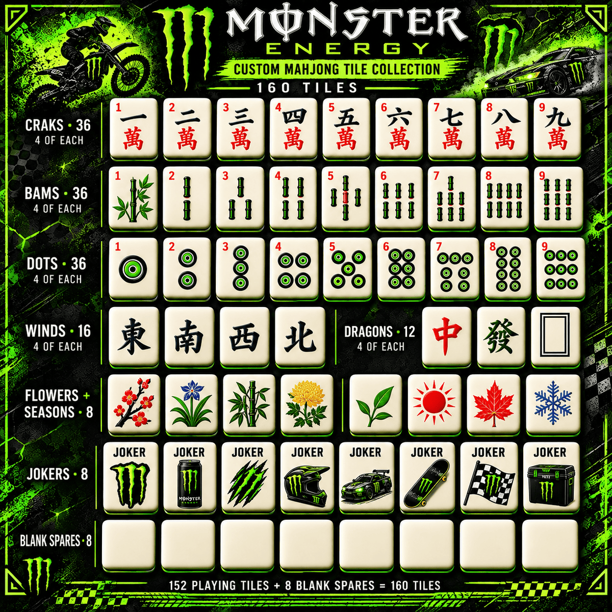 MED Premium Mahjong Set – Game Night Edition PNPA