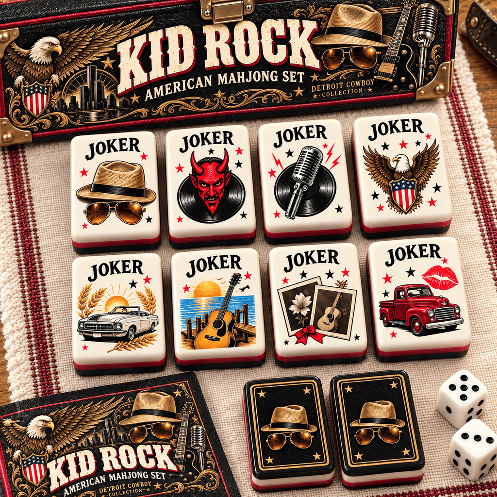 Premium KRK Mahjong Tiles Set PVNA