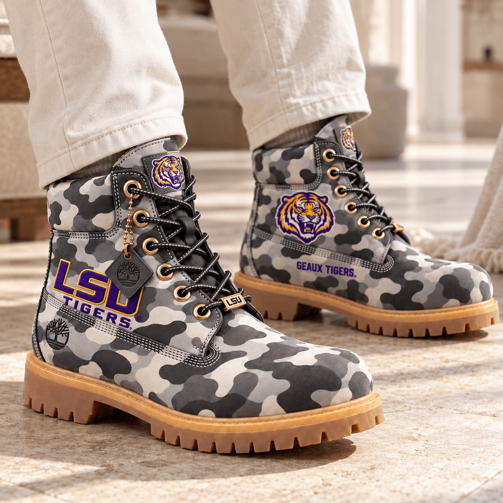 PREMIUM LSU HERITAGE CAMO BOOTS PTKL