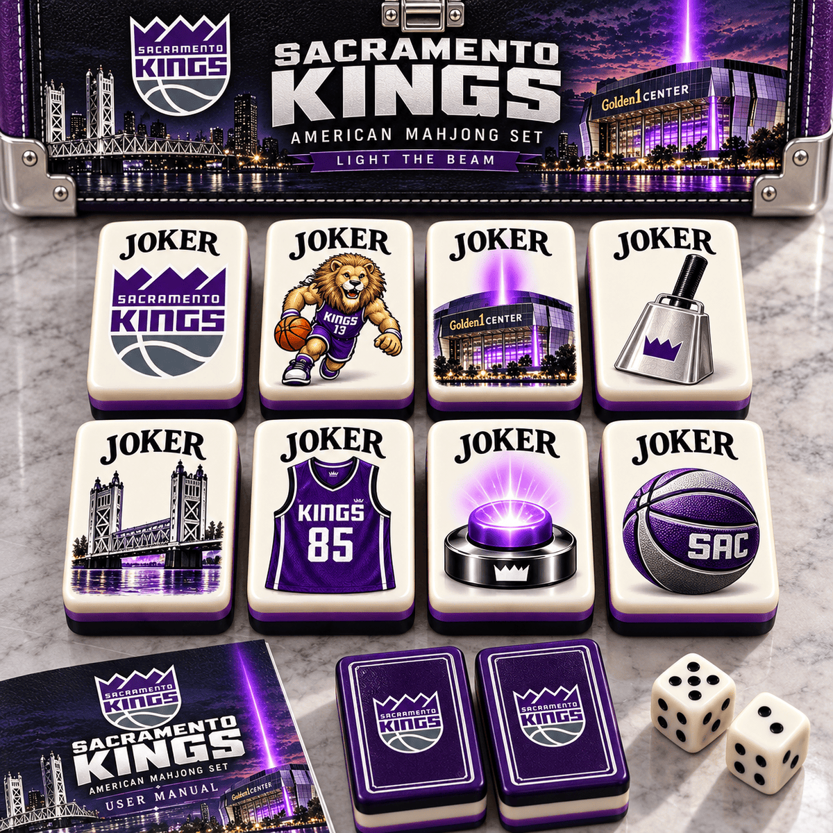Premium SCRK Mahjong Tiles Set PVNA