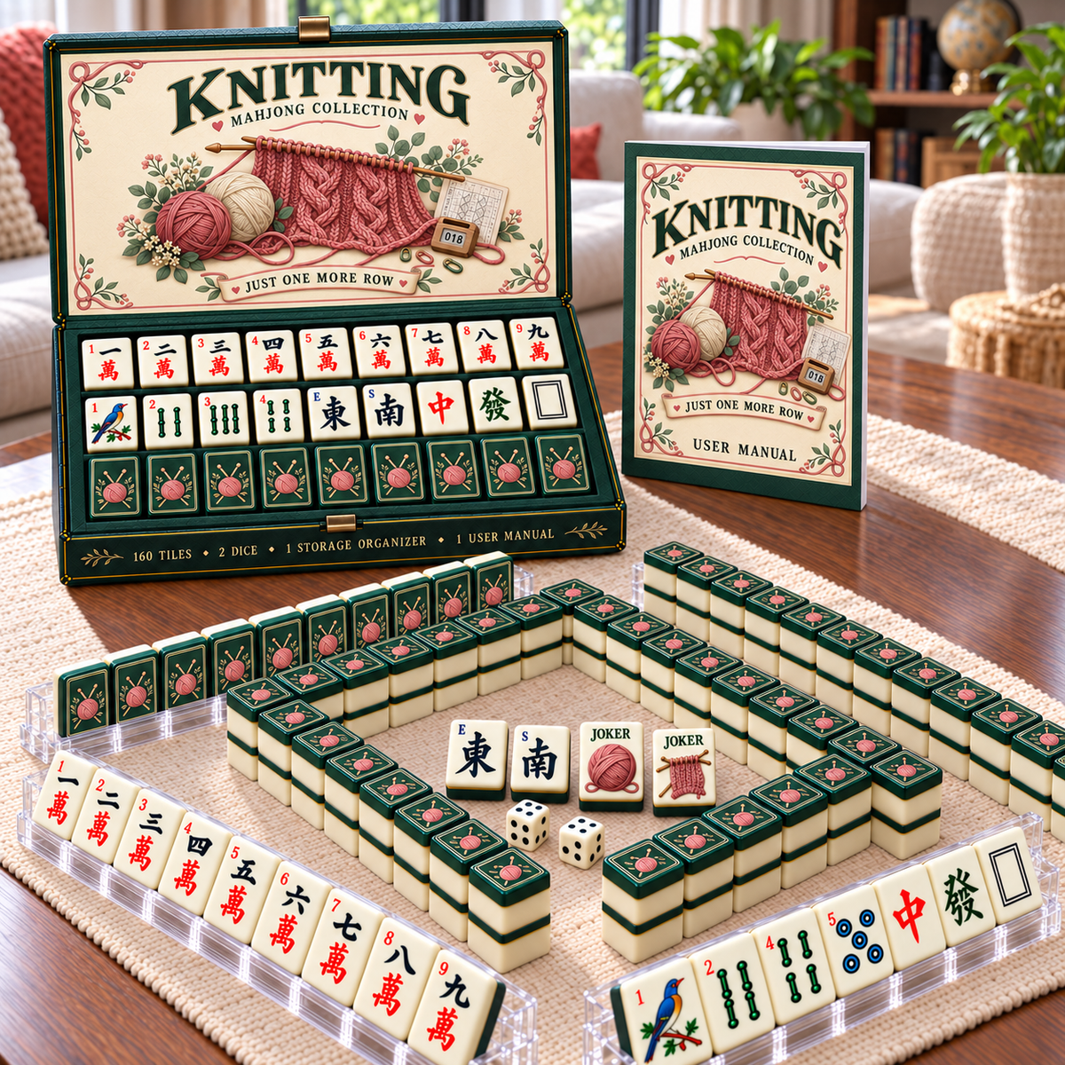 Premium KNT Mahjong Tiles Set TTMH
