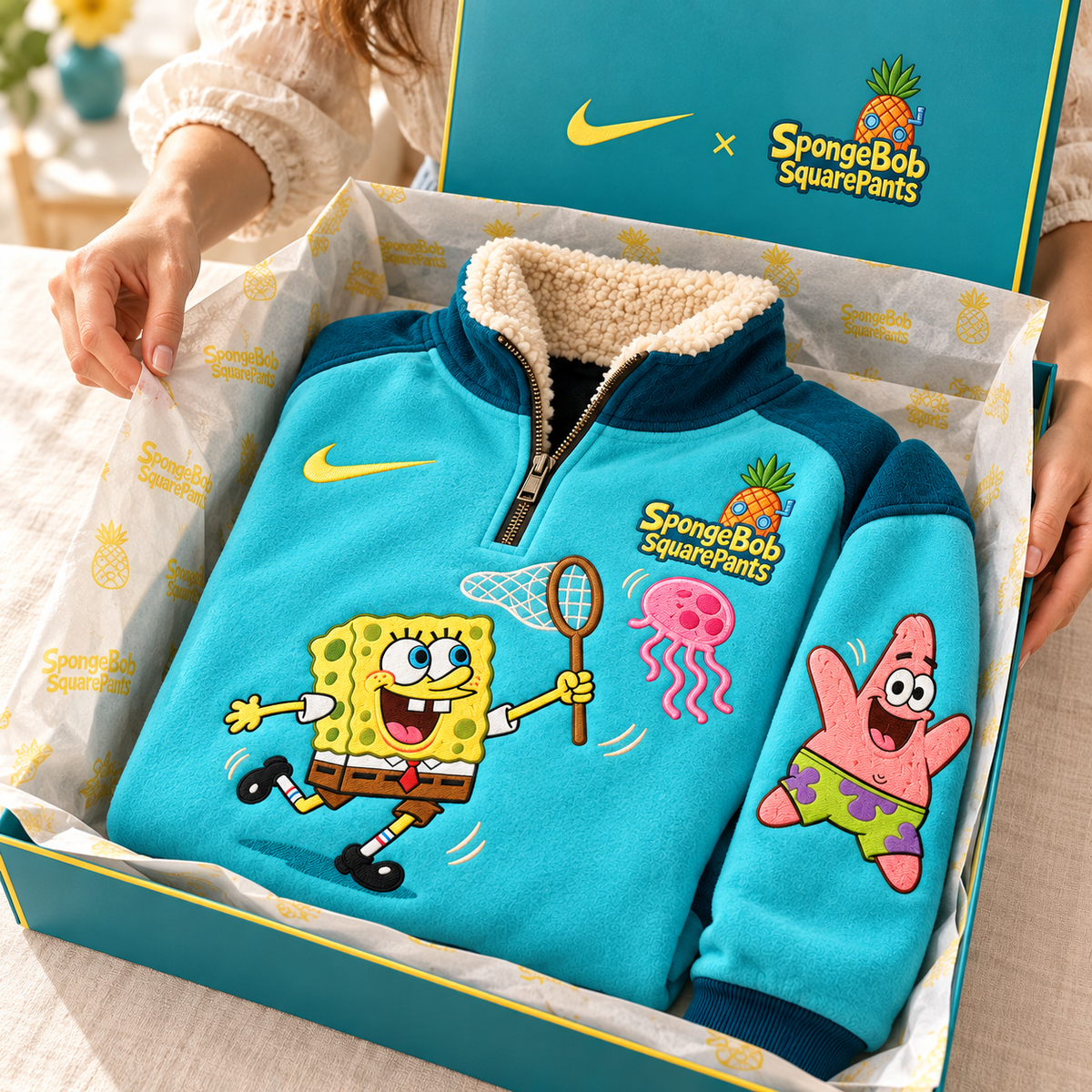 SBSP PREMIUM COZY SHERPA COLLAR PULLOVER HQH