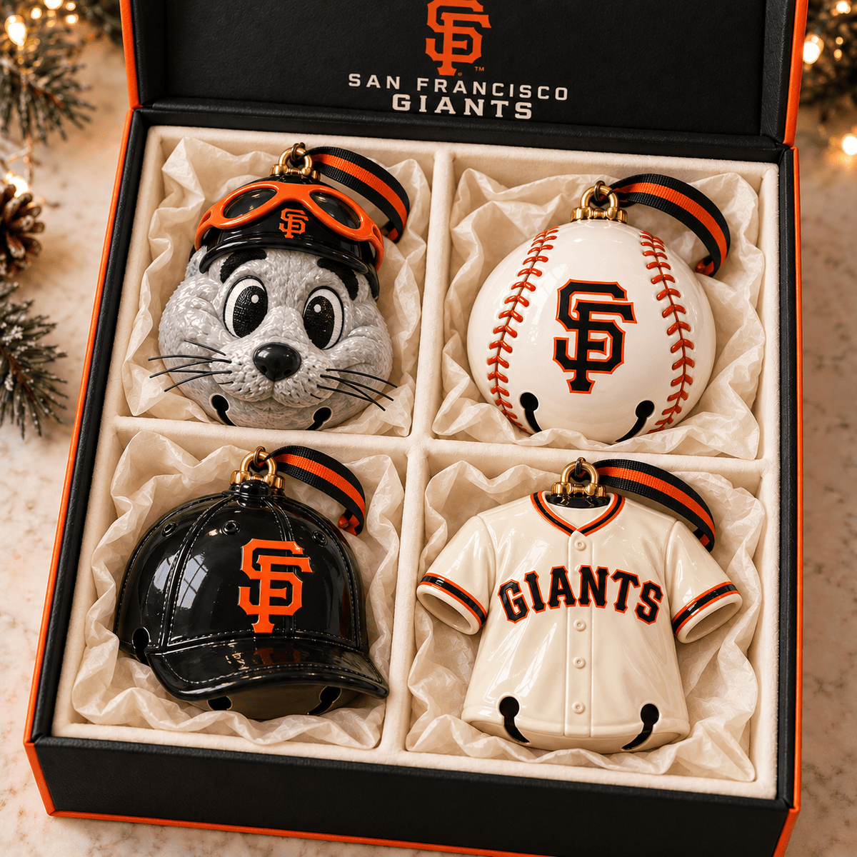 Premium SFG Christmas Bell Ornament TTMH