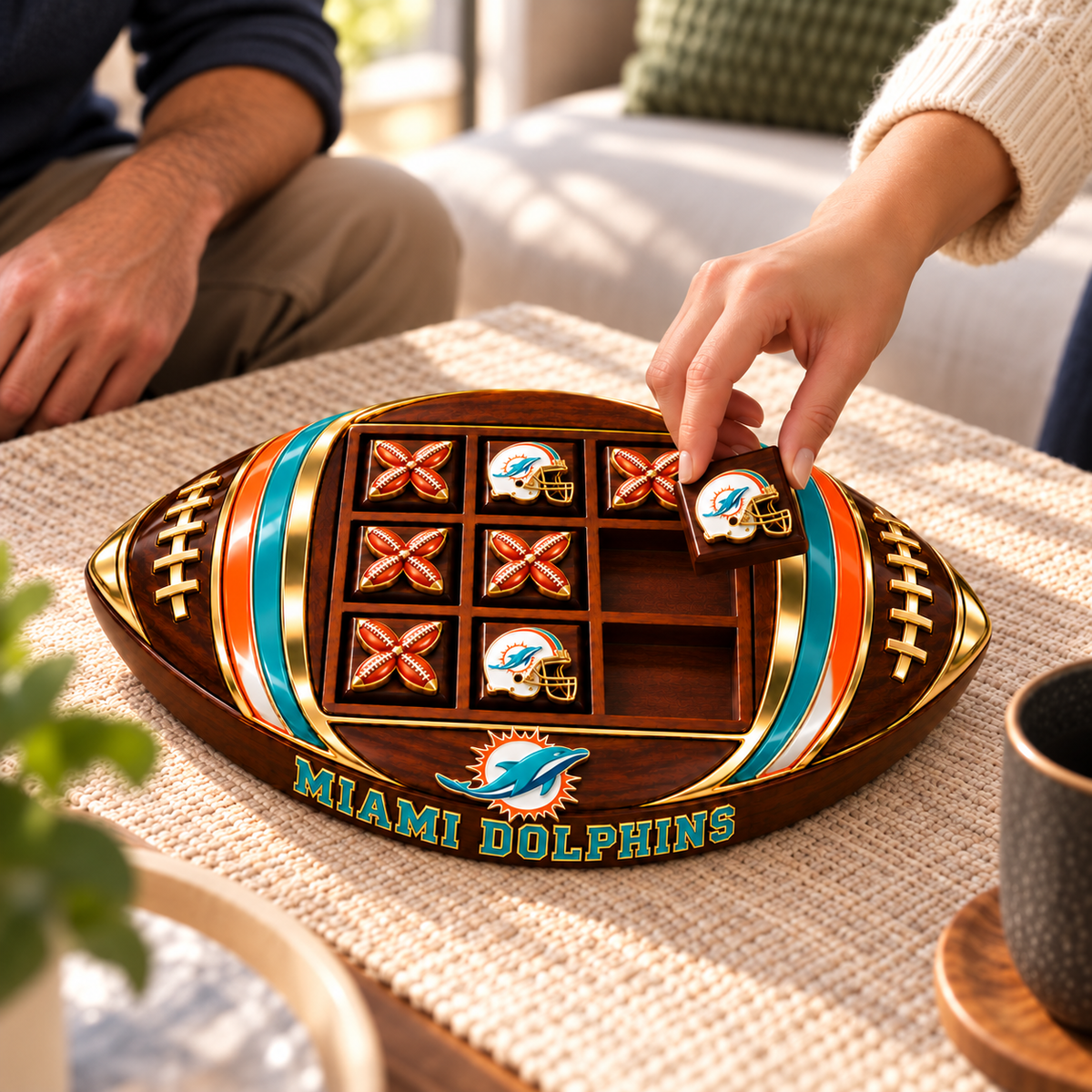 MDP Wooden Tic Tac Toe Game DNBN