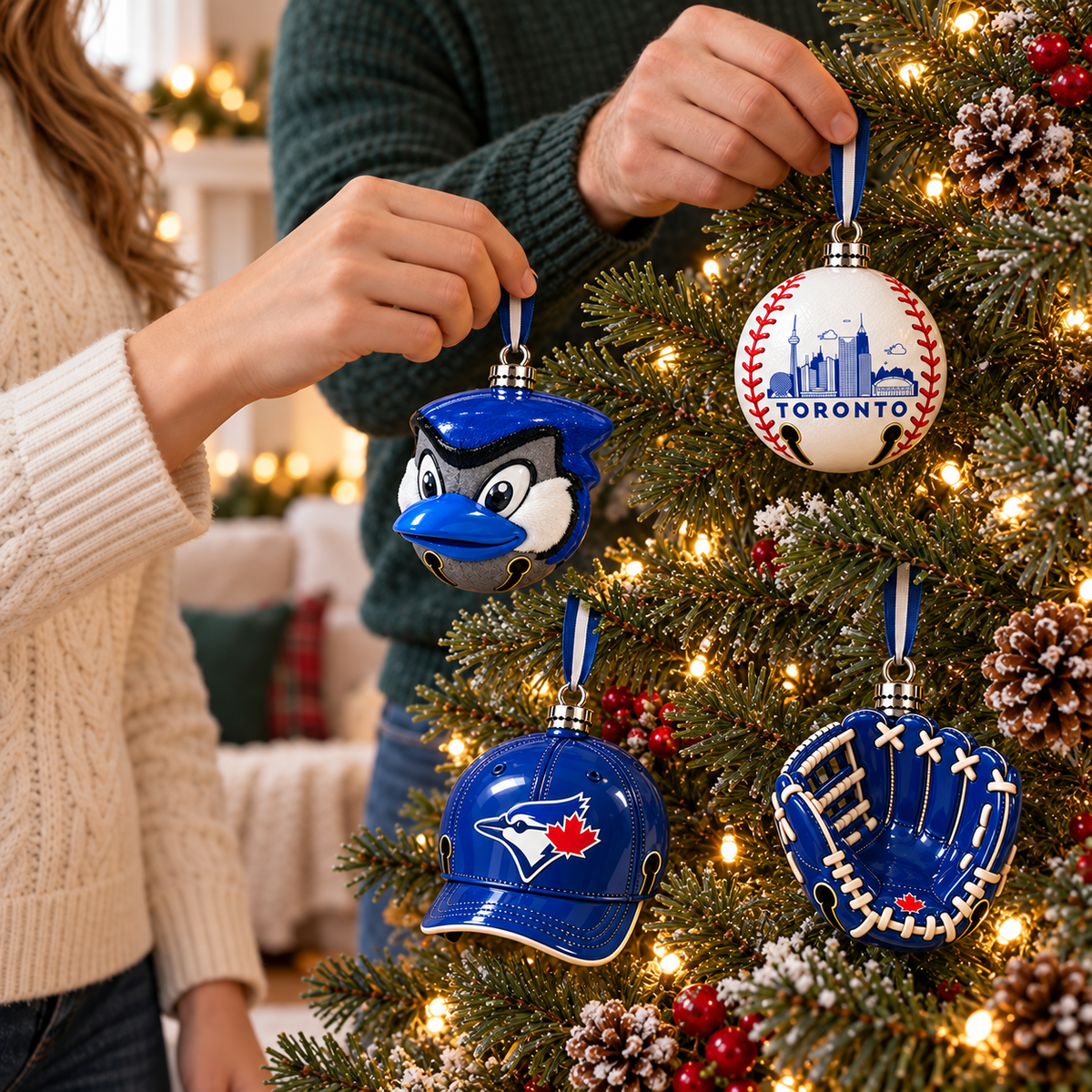 Premium TBJ Christmas Bell Ornament PVNA