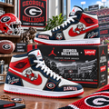 GGBD Premium Denim Embroidered High-Top Sneakers NTNA