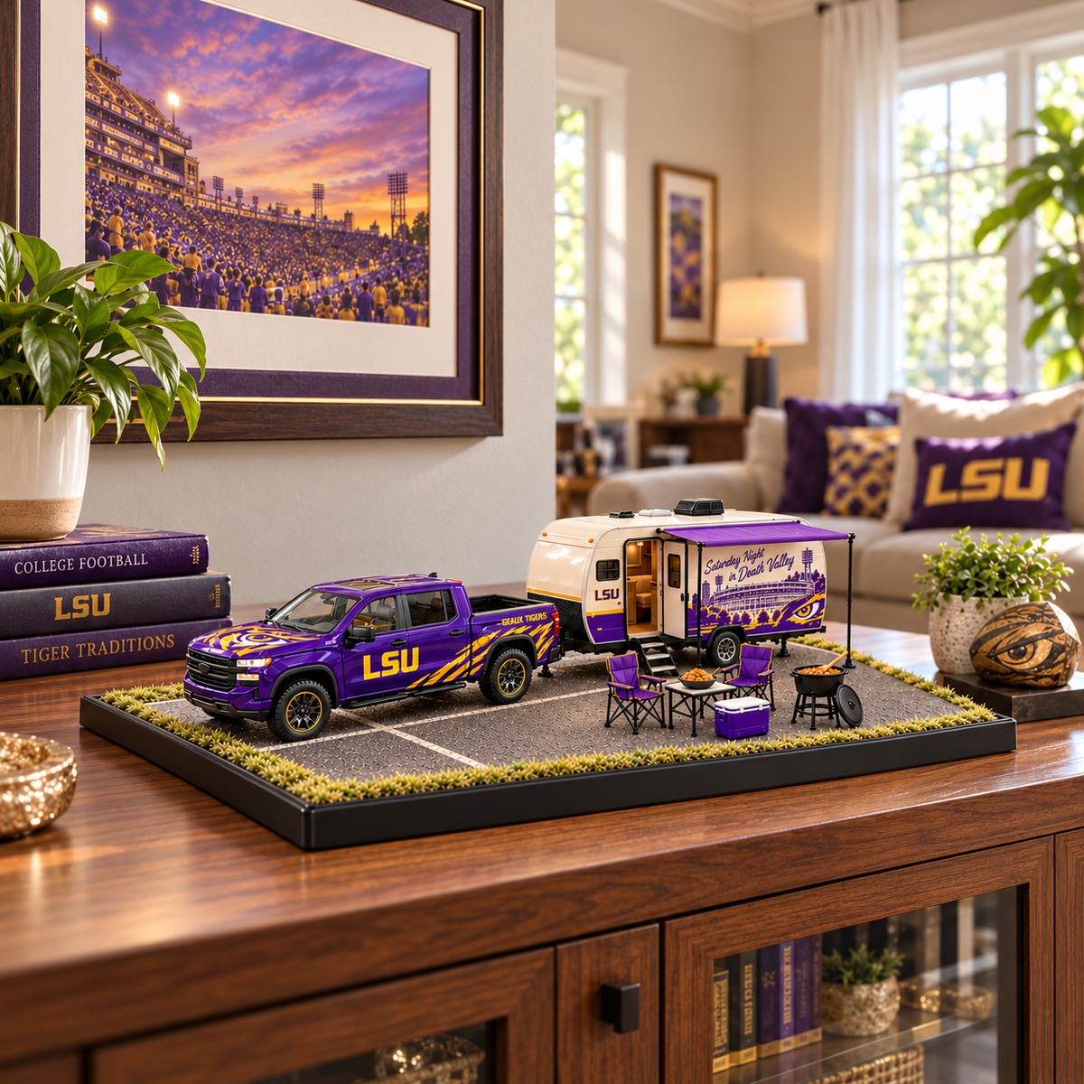 LSU Premium Tailgate Collector Set TMH