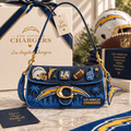 Premium LAC Coach Shoulder Cross With Charm LNTH