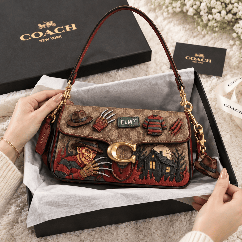 Premium ANES Coach Shoulder Cross With Charm LNTH