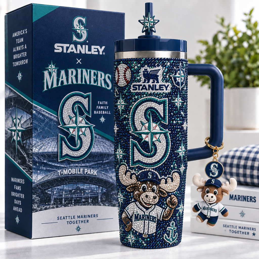 Seattle Mariners 40oz Tumbler With Handle TTNL
