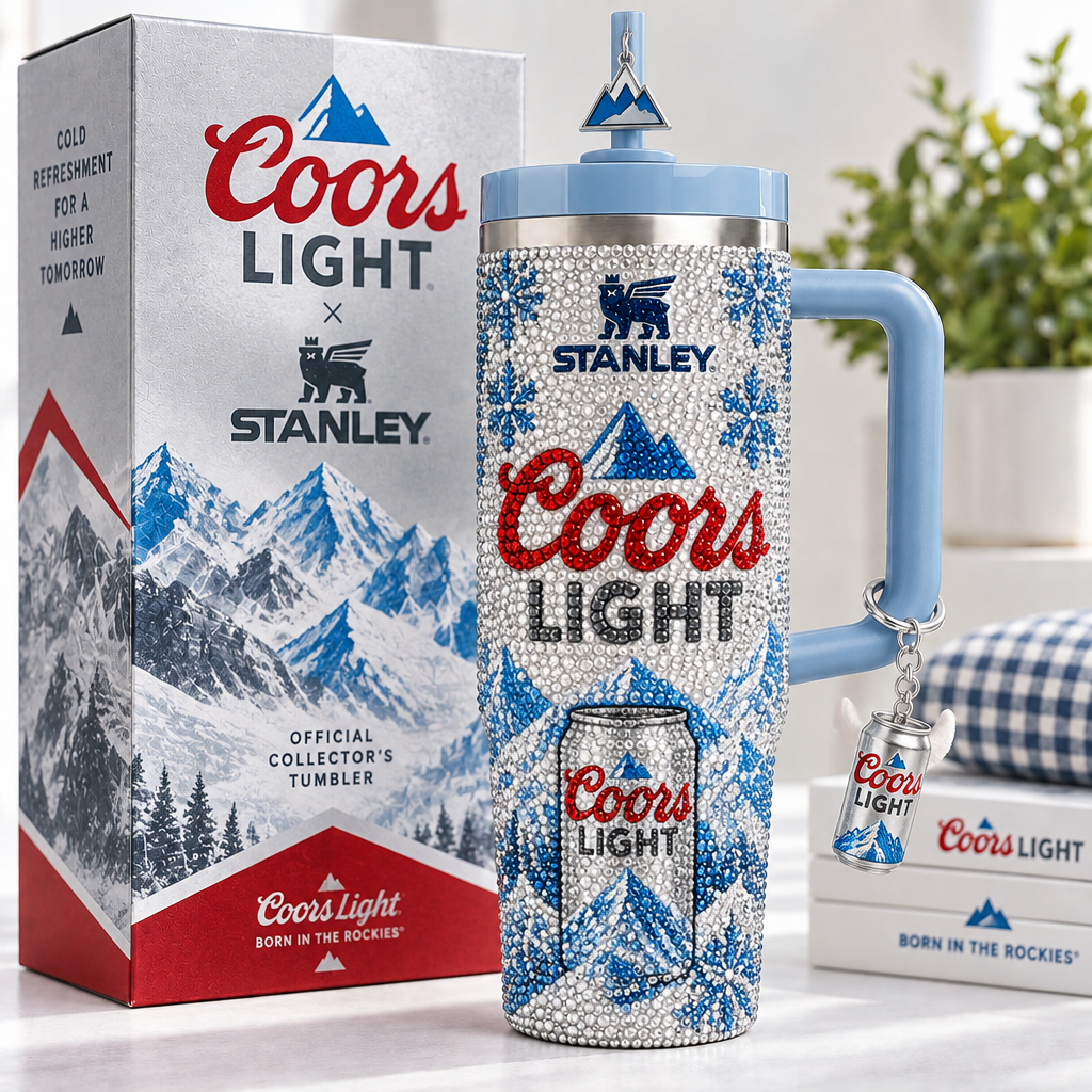 Coors Light 40oz Tumbler With Handle TTNL